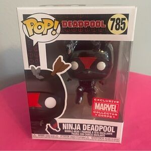Marvel Ninja Deadpool Funko Pop Bobblehead #785 NWOT